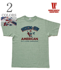 88/12 HEATHER CREW NECK TEE ROCK-ON