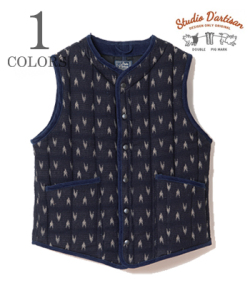 矢絣 INDIGO SASHIKO VEST