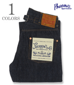 PHERROW'S フェローズ バッファローホーンステッチ|13.5oz.|20's WIDE STRAIGHT『ワイドストレートジーンズ』【アメカジ・デニム】500SW