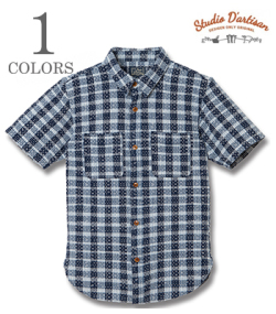 INDIGO NORAGI SASHIKO SHIRT