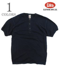 UES INDIGO HENLEY NECK TEE