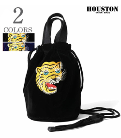 VELVETEEN EFFECT BAG TIGER