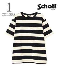 WIDE BORDER POCKET T-SHIRT