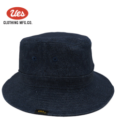 UES LINEN DENIM BUCKET HAT