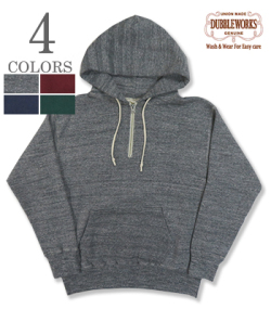 HARF ZIPPED SWEAT HOODIE