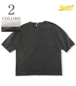BARNS COZUN HENLEY NECK CONCHO TEE