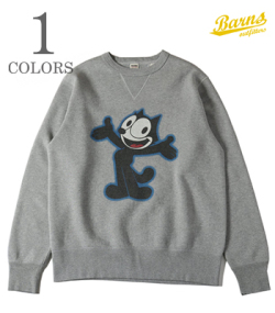 両Vガゼット CREW NECK SWEAT Felix the cat