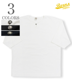 BIG COZUN HENLEY NECK CONCHO 5SLV TEE