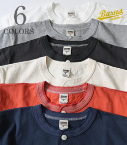 BARNS VINTAGE HENLEY NECK COZUN LST