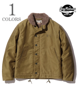 BUZZ RICKSON'S Type N-1 Khaki NAVY DEPARTMENT DEMOTEX-ED