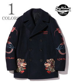 SUKA PEA COAT BUZZ RICKSON'S 30th ANNIVERSARY MODEL USS LEXINTON CVA-16 SUKA EMBROIDERY