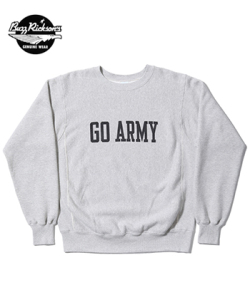 BUZZ RICKSON'S GO ARMY BEAT NAVY REVERSE SWEAT