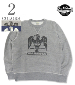 U.S.NAVY SEAHAWKS SET-IN CREW NECK SWEAT
