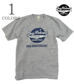 BUZZ RICKSON'S SLUB YARN T-Shirt 30th ANNIVERSARY