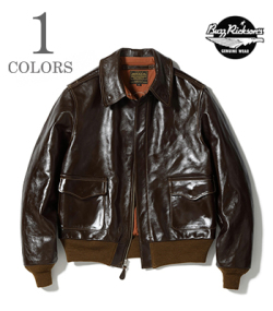 BUZZ RICKSON'S A-2 ROUGHWEAR CLOTHING CO. ANILINE HAND FINISHED