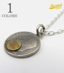 Roosevelt Dime Coin Necklace-Brass