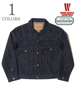WAREHOUSE ウエアハウス DEAD STOCK BLUE デットストックブルー|ノンウォッシュ『Dead Stock Blue Lot.2002XX(2000XX) 1953MODEL』【アメカジ・ワーク】DSB2002XX-1953
