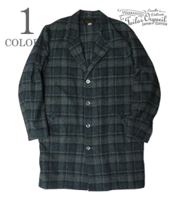 ORGUEIL Tweed Check Maquignon Coat
