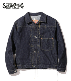 SUGAR CANE 13oz. BLUE DENIM BLOUSE 1944 MODEL
