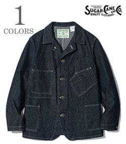 10.5oz. 砂糖黍 DENIM WORK COAT
