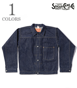 SUGAR CANE 13.5oz. BLUE DENIM BLOUSE 1946MODEL