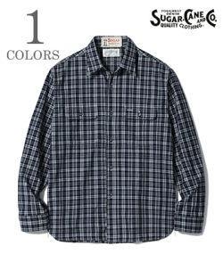 4oz. INDIGO CHECK WORK SHIRT
