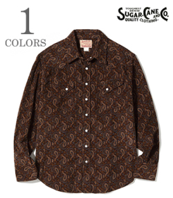 PRINTED CORDUROY WESTERN SHIRT