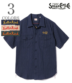 COKE STRIPE WORK SHIRT with EMBROIDERED