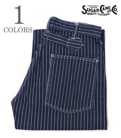 SUGAR CANE シュガーケーン ウォバッシュストライプ|レイルロード|ワークパンツ『WABASH WORK PANTS』【アメカジ・ワーク】SC40786