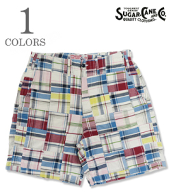MADRAS CHECK PATCHWORK SHORTS