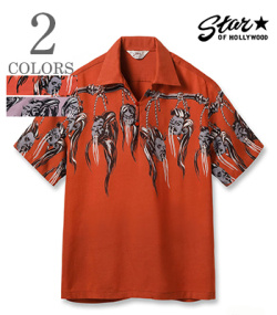 HOPSACK RAYON PULLOVER SHIRT