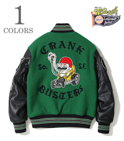 30oz. WOOL MELTON AWARD JACKET CRANK BUSTERS