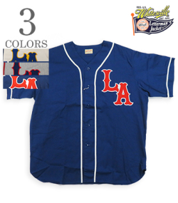 WHITESVILLE COTTON TWILL BASEBALL SHIRT LA