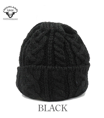 HIGHLAND 2000 ハイランド2000 ケーブル編み|ウールニットキャップ