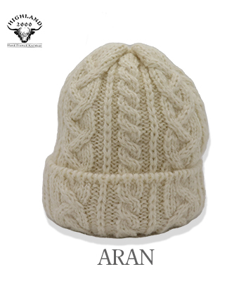 HIGHLAND 2000 ハイランド2000 ケーブル編み|ウールニットキャップ