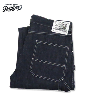激レア‼︎Dapper’s ダッパーズペインターパンツ サンプルW34約84cm Dapper's ダッパーズ 10oz.インディゴデニム|ペインターパンツ