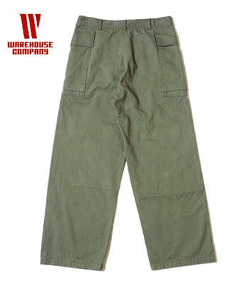 WAREHOUSE ウエアハウス　ヘリンボーンワークパンツ WAREHOUSE ウエアハウス ヘリンボーン|M-43|ユーティリィティー