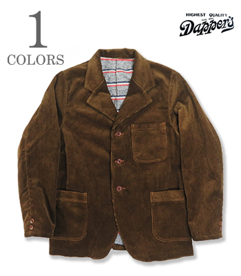 Dapper's(ダッパーズ) コーデュロイ テーラードジャケット 40 Dapper's ダッパーズ コーデュロイ|テーラーワークジャケット
