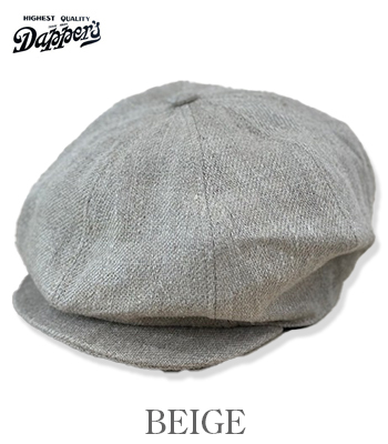 キャスケット ベージュ グレー ブラウン Dappers キャスケット