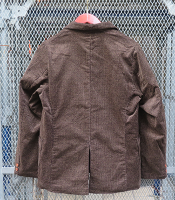 Dapper's(ダッパーズ) コーデュロイ テーラードジャケット 40 Dapper's ダッパーズ プリントコーデュロイ|テーラーワークジャケット