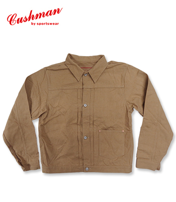 CUSHMAN クッシュマン 1st|大戦MODEL|ブラウンダックジャケット|T-Back
