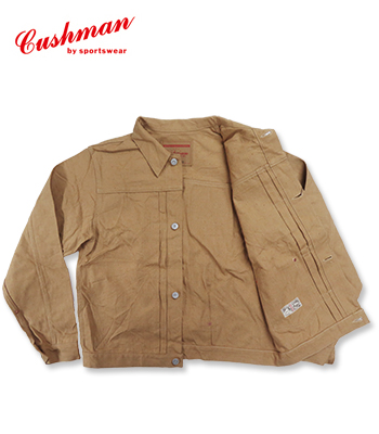 CUSHMAN クッシュマン 1st|大戦MODEL|ブラウンダックジャケット|T-Back