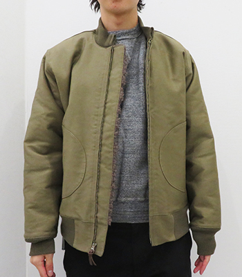 WAREHOUSE Lot 2181 NAF1168 N-1 WINTER JACKET KHAKI (NXs-1404