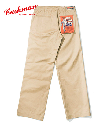 CUSHMAN クッシュマン 1941Model|チノ|ミリタリートラウザース『CHINO