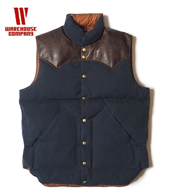 WAREHOUSE×Rocky Mountain レザーヨーク|硫化先染セルヴィッチ