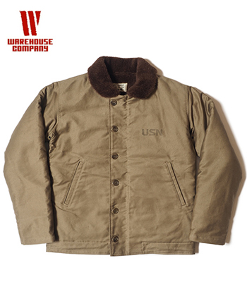 WAREHOUSEウェアハウス デッキジップジャケット サイズ40 楽天市場】WAREHOUSE ウエアハウス Lot 2208 U.S.N. 6HOOK DECK