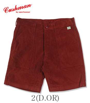 CUSHMAN クッシュマン 14ウェル|サマーコーデュロイ|ショートパンツ