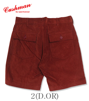 CUSHMAN クッシュマン 14ウェル|サマーコーデュロイ|ショートパンツ