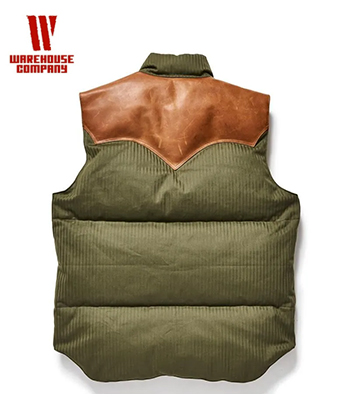 WAREHOUSE×Rocky Mountain レザーヨーク|硫化染|セルヴィッチ