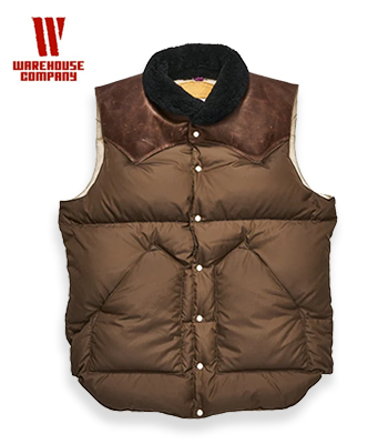 WAREHOUSE×Rocky Mountain レザーヨーク|ナイロンクリスティダウン